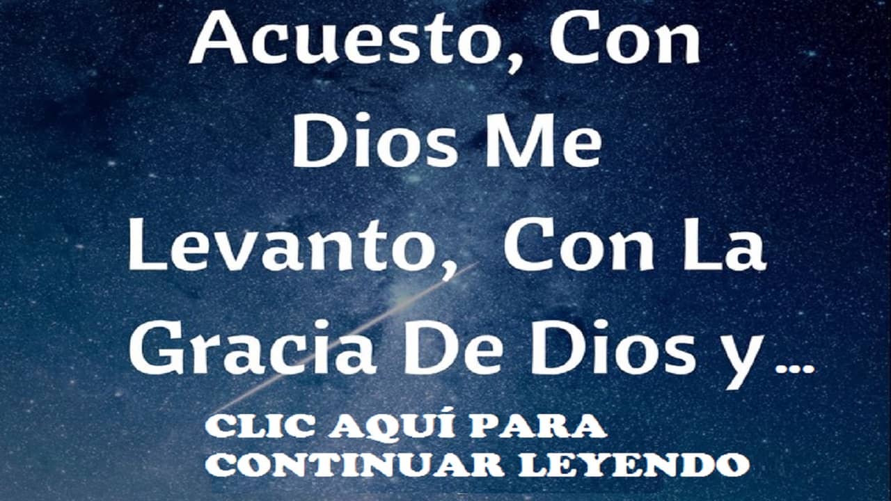 Con Dios Me Acuesto - Beliefnet